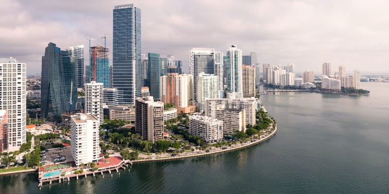 Miami Florida city skyline