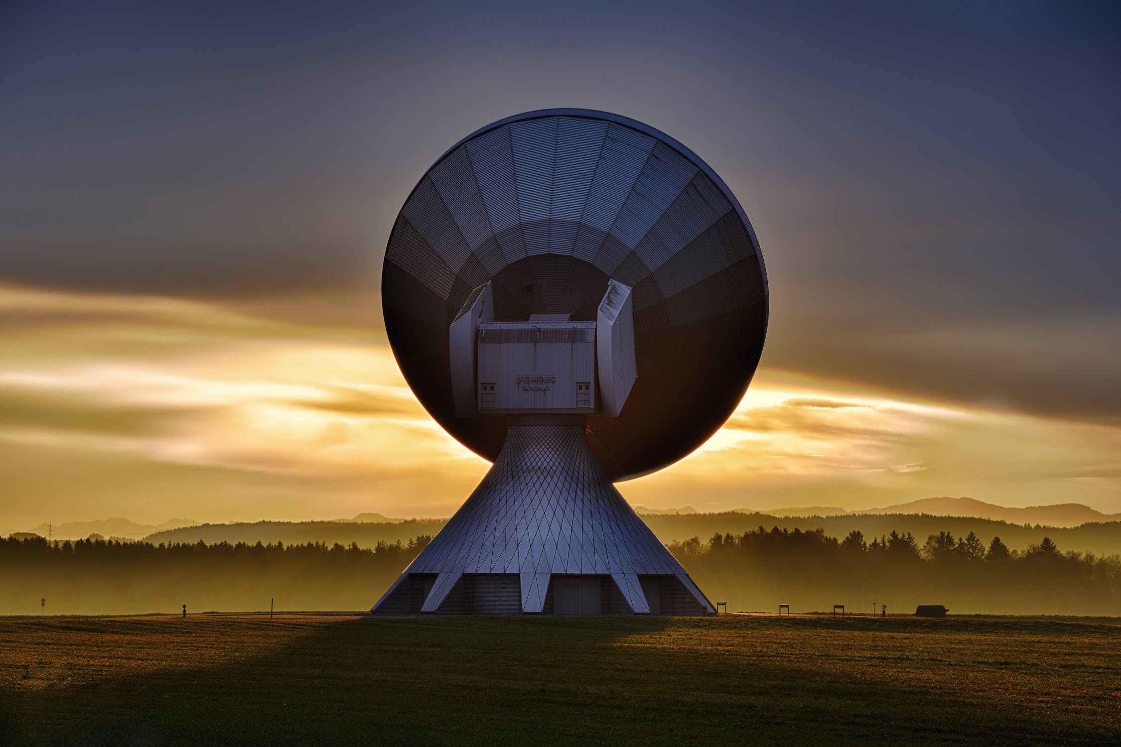 Satellite communications and networking industry banner