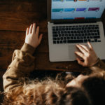 Person using laptop